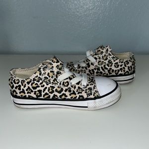 Toddler Converse Cheetah Print